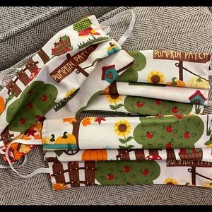 Trifold 2 layer 100% cotton face masks $5.00 each